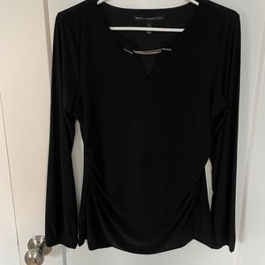 White House Black Market- size S black top